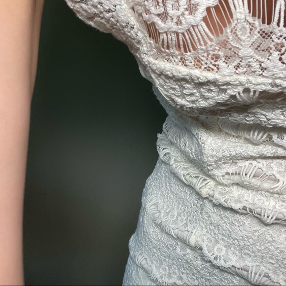 Intimately Free People White Lace Mini Dress - Picture 10 of 14